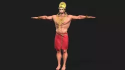 Hanuman God 3D model