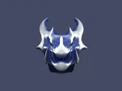 head of the dragon Low-poly 3D model