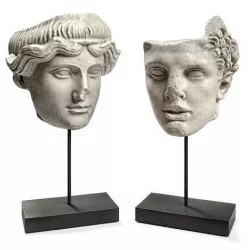 Hercules and Orpheus heads 3D model