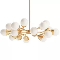 Holden Milk Glass Chandelier 3D model