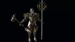 Holy knight Low-poly 3D model