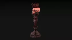Human Skull Low Poly Low-poly 3D model
