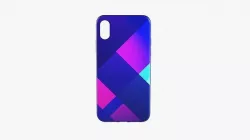iPhone XR Case 6 Low-poly 3D model