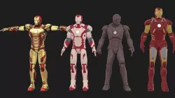 Ironman Collection 3D model