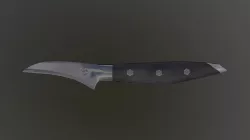 Japanese knifes senkou Low-poly 3D model
