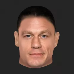 John Cena Head - Low poly head for game Low-poly 3D model
