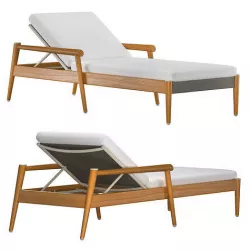 KONOS CHAISE LOUNGE WITH ARMS 3D model