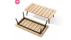 Latta Slate Gray Coffee Table Outdoor Low-poly 3D model