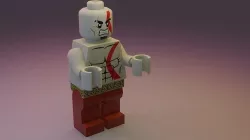 Lego  kratos 3D model