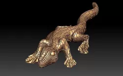 Lizard 3D print model 3D model