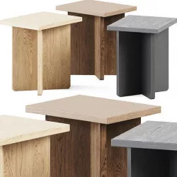 Loehr L6 CORINTH Side Table 3D model