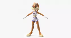 Lola Bunny Rigged 3D model