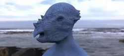 Low res Dino Head mask 3D model