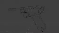 LUGER P08 3D model