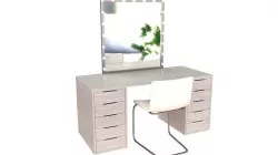 makeup table 3D model