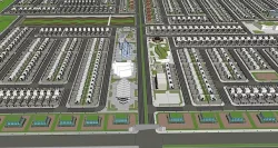 Master plan of 5 million m2 Low-poly 3D model