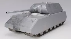Maus Tank - Game-Ready - RIGGED - LOW-POLY - Low-poly 3D model