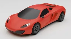 Mclaren Sports Car Vehicle 3d model blender 3ds max obj fbx  3D model