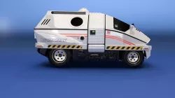 Mediabreak Futuristic Van 3D model
