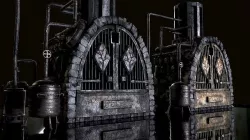Medieval Alchemy Forge Low-poly 3D model