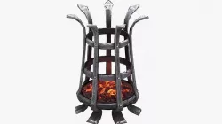 Medieval Brazier  Low-poly 3D model