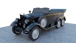 Mercedes G4 W31 Low-poly 3D model