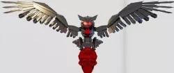 Metal Owl 3D model