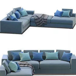 Minotti Powell Sectional 3D model