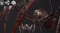 Monster Spider Low-poly 3D model