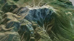 Mountain landscape Daisen Japan 3D model