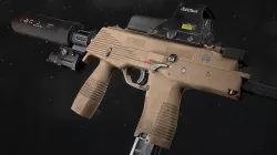 MP9 and Eotech 552 sight  - Game Ready PBR Asset  low poly 3D model