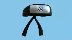 Naruto Bandana 02 - Leaf Renegade - Character Design Fashion Low-poly 3D model