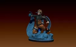 Naruto joven 3D model