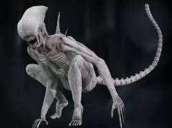 Neomorph  Low-poly 3D model