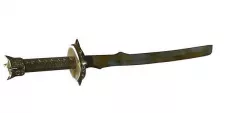 Ninja Sword Fantasy pyramid sword 3D model