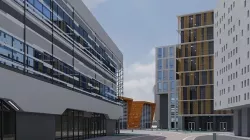office building complex 3D model