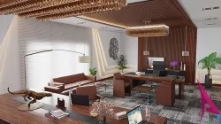 Office Interior design Blender Cycles 3d Scene  3D model