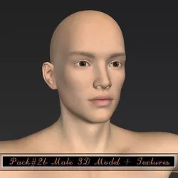 Pack 2b Male 3D model