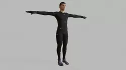 Passive marker man 3D model