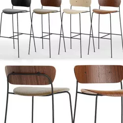 Pavilion AV7  AV9 bar stool 3D model