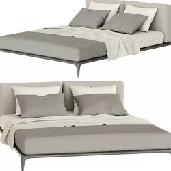 Poliform Park Uno Bed 3D model
