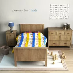 PotteryBarn Bed CharlieBed 3D model