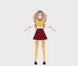 QUEEN CHIPMUNK ANIME 3D MODEL FOR VTUBER 3D model