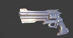 Revolver 3D model