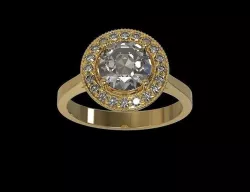 ring diamond 3D model