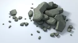  Rubble Pile Low-poly 3D model