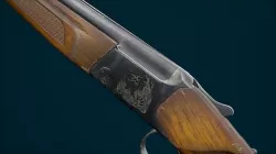 Sawn-off shotgun Double Barrel  Izh 12 gauge  game ready Low-poly 3D model