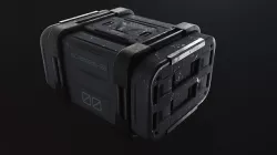 Sci-fi box Low-poly 3D model