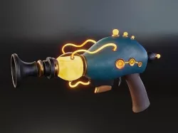 Sci-Fi Pistol 3D model