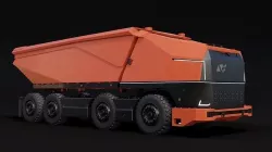 SELF DRIVING TRUCK 3D model